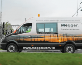 Megger Camioneta para ensayo integral de transformadores